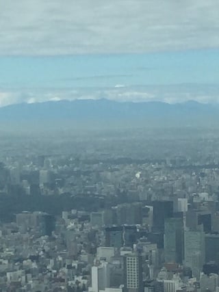 東京スカイツリーからの富士山